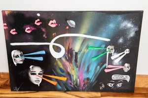Original Surreal Mixed Media Artwork