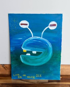 Original Look In or Never See Acrylic Artwork