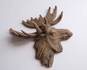 Moose Wall Hanging  Decorative Resin Woodland Art