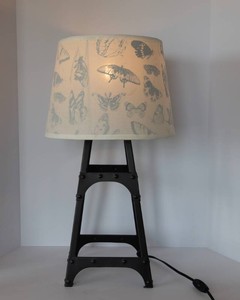 Butterfly Industrial-Style Table Lamp