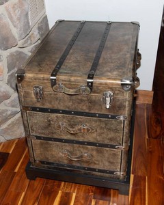 Storage Chest with Lift-Top & Drawers  Possibly Arhaus