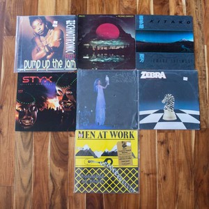 Vintage 1980s Record Album Collection  7 LPs