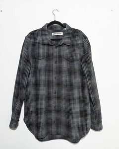 Off-White Mens Plaid Button-Up Shirt  Made in Italy  XL