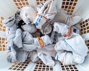 NBA Game Worn Socks  14 Pair Collection