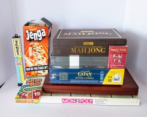 Board Game Collection  Catan, Mahjong, TENZI & More