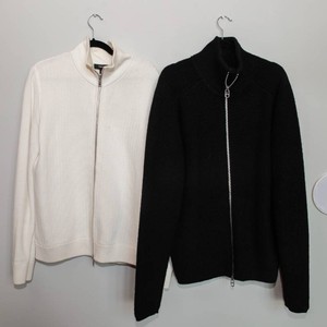 Designer Zip-Up Sweaters  Rag & Bone & Theory  XL