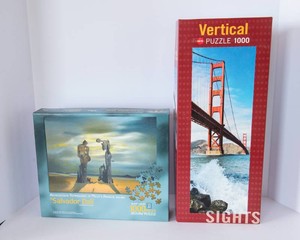 Set of Two Jigsaw Puzzles