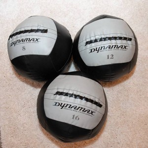 Dynamax Soft Shell Medicine Ball Set  8, 12 & 16 lb