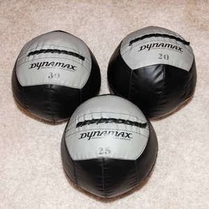 Dynamax Soft Shell Medicine Ball Set  20, 25 & 30 lb