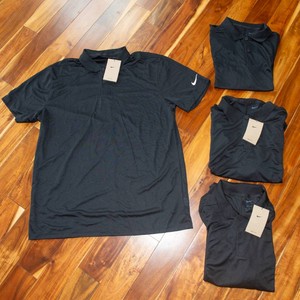 Nike Dri-FIT Standard Fit Black Polo Shirts  L  New with Tags