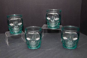 Skull Cocktail Glasses  Set of 4