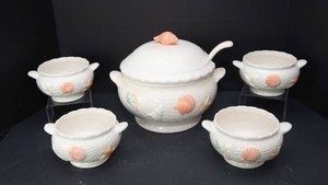 Himark Sea Catch Shell Casserole Dish & Bowls  1991