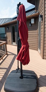 Treasure Garden Patio Umbrella with Stand