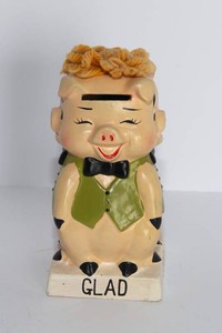 Vintage Emotion Piggy Bank