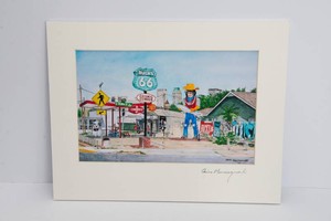 Chris Marioszowski Signed Route 66 Art Print