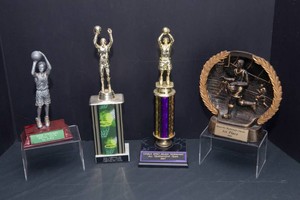 Mike Muscala Childhood Basketball Trophies
