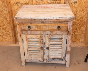 Vintage Wooden Storage Cabinet