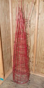 Metal Plant Supports  Set of Eight