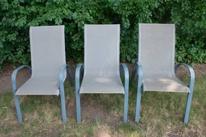 Patio Armchairs  Set of 3