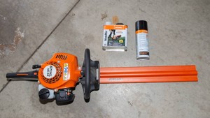 STIHL HS 45 Gas Hedge Trimmer with Fuel & Lubricant