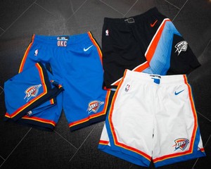 Mike Muscala Game-Worn OKC Player Shorts  Set of 4