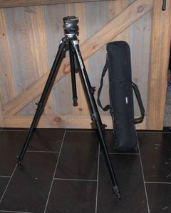 Manfrotto Professional Video Tripod with 701RC2 Fluid Head