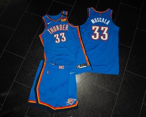 Mike Muscala Game-Worn OKC Uniforms  Jerseys & Shorts
