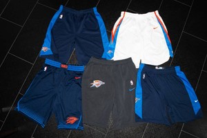 Mike Muscala OKC Practice & Player Shorts  Set of 5