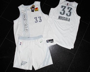 Mike Muscala OKC Practice & Player Shorts  Set of 5