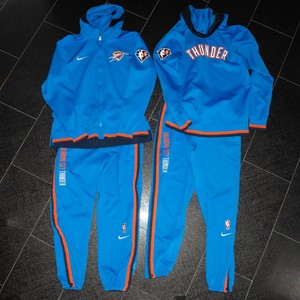Mike Muscala OKC Tearaway Warm-Up Sets  2 Complete Sets