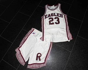 Mike Muscala Red Eagles Minnesota AAU Basketball Uniform