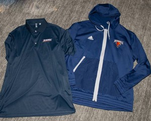 Mike Muscala Bucknell Adidas Zip-Up & Ashworth Polo