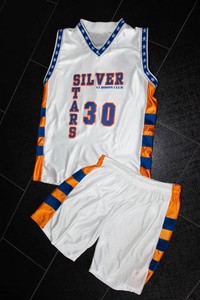 Mike Muscala Silver Stars 43 Hoops AAU #30 Jersey & Shorts  Early Basketball Gear