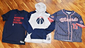 Washington Wizards Tops  Set of 3  XL