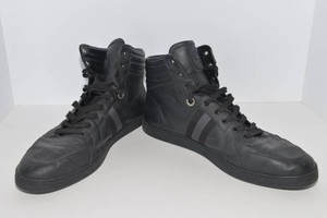 Gucci Silverstone NS Nylon High Black Sneakers  Size 15