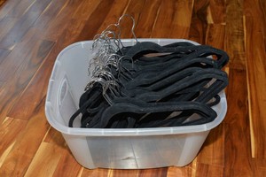 Black Velvet Hangers  Set of 50
