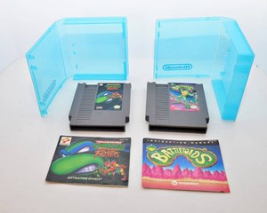 Vintage Nintendo Games  TMNT Tournament Fighters & Battletoads  Manuals Included