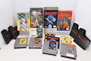 Vintage NES Games with Original Boxes & Manuals  Super Mario Bros. 3, Final Fantasy & More