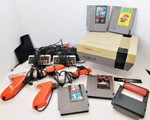 Vintage Nintendo Entertainment System (NES) with Controllers, Zappers & 4 Games – Tested & Works