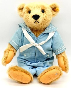 Vintage Steiff Teddy Bear in Sailor Suit Made in Western Germany