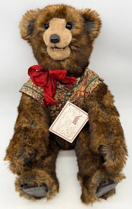 Beaver Valley Mohair Bear Plush With Tags
