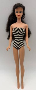 Vintage Barbie #5 Brunette Ponytail 1961