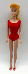 Vintage Barbie #5 Blonde Ponytail 1962 Doll