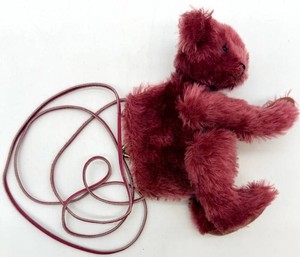Plush Mohair Bear Coin Purse