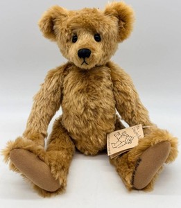 The Dancing Needle Signed by Carla Cubillas Mohair Teddy Bear