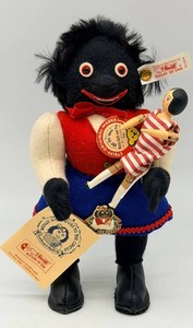 Vintage Steiff Molly Golli and Peg Doll Set