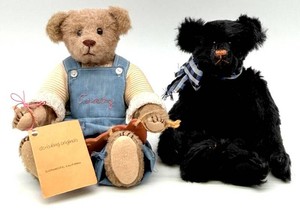 Doris King Originals & Fridays Bears Teddy Bears (Lot of 2)