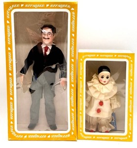 Effanbee Groucho Marx & Pierrot Clown Dolls Mixed Lot