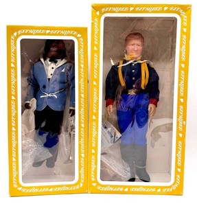 Effanbee John Wayne & Louis Armstrong Dolls Mixed Lot