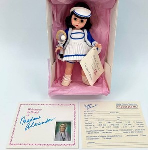 Madame Alexander Tennis Girl 16324 Doll With Box & Papers